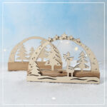 Mini-Lichterbogen "Reh im Wald" - Kreativdatei – Bild 2