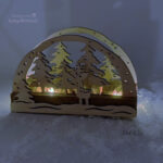 Mini-Lichterbogen "Reh im Wald" - Kreativdatei – Bild 6