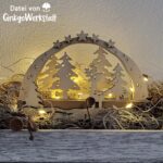 Mini-Lichterbogen "Reh im Wald" - Kreativdatei – Bild 10