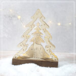 Mini-Lichterbogen "Tanne mit Reh" - Kreativdatei – Bild 2