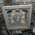 Mini-Lichterbogen "Hase auf Schaukel" - Kreativdatei || SVG – Bild 6