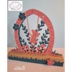 Mini-Lichterbogen "Hase auf Schaukel" - Kreativdatei || SVG – Bild 11