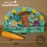 Mini-Lichterbogen "Hase im Gras" - Kreativdatei || SVG – Bild 12