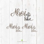 Strass "Ahoi" - Plotterdatei || SVG – Bild 3