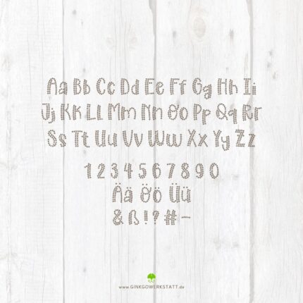 Strass "Alphabet Shine Bold"