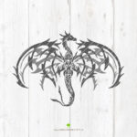 Tribal "Drache" v2 - Plotterdatei – Bild 7