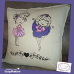 Blumenmädchen "Daisy & Viola" - Plotterdatei – Bild 5