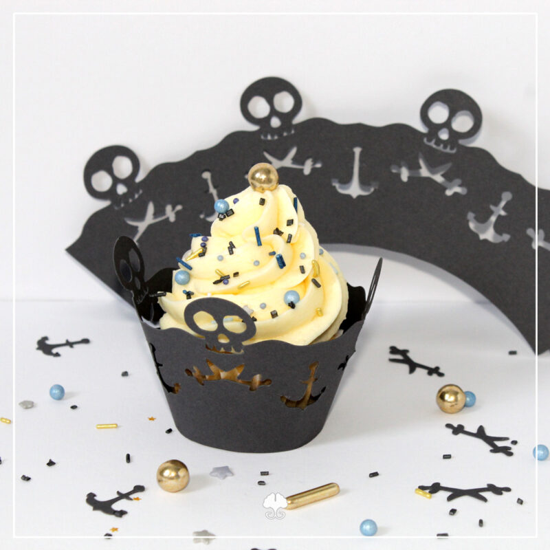 Cupcake Wrapper "Piraten" - Plotterdatei