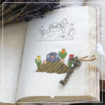 Maulwurf mit Tulpen - Digistamp – Bild 2