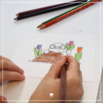 Maulwurf mit Tulpen - Digistamp – Bild 3