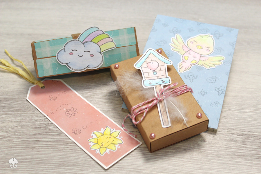 Frühlingstag - Digistamp Set – Bild 2