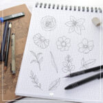 Blüten & Blätter - Digistamp Set – Bild 5