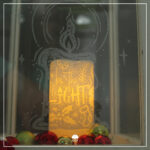 Doodle Silhouetten "Kerze" - Plotterdatei || SVG – Bild 3