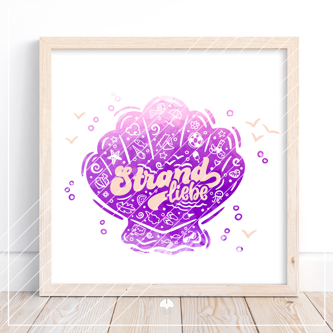 gw_doodle_silhouetten_muschel1.jpg Doodle Silhouetten "Muschel" - Plotterdatei || SVG – Bild 1