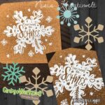 Doodle Silhouetten "Schneeflocke" - Plotterdatei || SVG – Bild 14