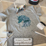 Doodle Silhouetten "Einhorn" - Plotterdatei || SVG – Bild 7