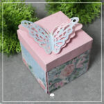 Explosionsbox "Schmetterling" - Bastelvorlage – Bild 2