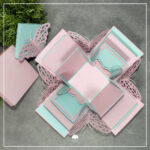 Explosionsbox "Schmetterling" - Bastelvorlage