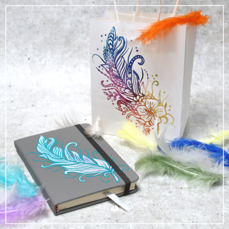 Floral "Feder" - Plotterdatei