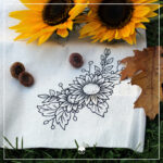 Floral "Sonnenblume" - Plotterdatei – Bild 2