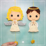 Hampelengel - Bastelvorlage