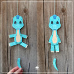 Hampeldino "Brachiosaurus" - Bastelvorlage