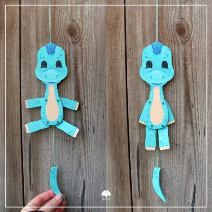 Hampeldino "Brachiosaurus" - Bastelvorlage