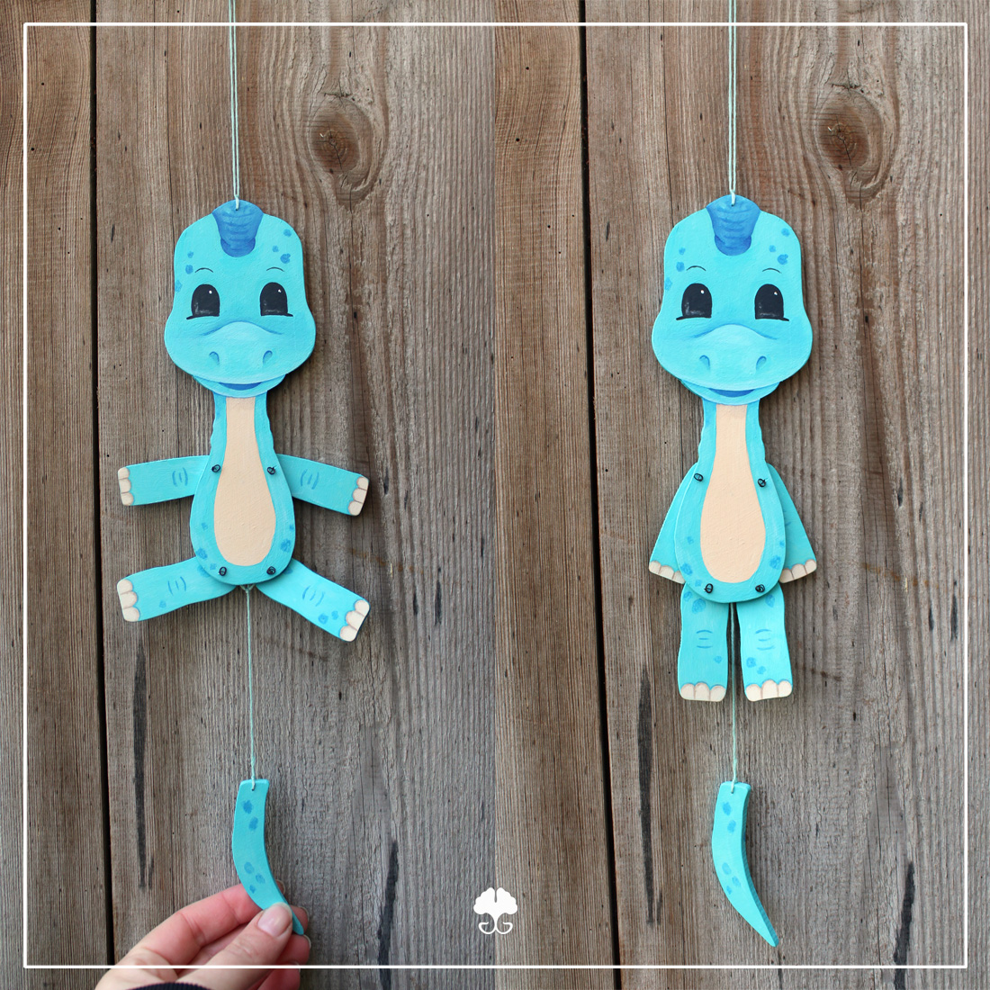 Hampeldino "Brachiosaurus" - Bastelvorlage Hampeldino "Brachiosaurus" - Bastelvorlage