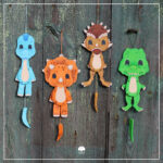 Hampeldinos Bundle - Bastelvorlagen – Bild 2