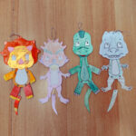 Hampeldinos Bundle - Bastelvorlagen – Bild 5