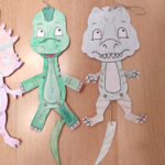 Hampeldino "Brachiosaurus" - Bastelvorlage – Bild 4