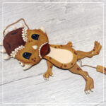 Hampeldino "Pachy" - Bastelvorlage – Bild 2