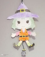 Hampelhalloween "Hexe" - Bastelvorlage – Bild 4