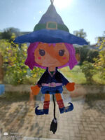 Hampelhalloween "Hexe" - Bastelvorlage – Bild 9