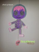 Hampelhalloween "Skelett" - Bastelvorlage – Bild 5