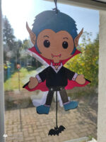 Hampelhalloween "Vampir" - Bastelvorlage – Bild 3