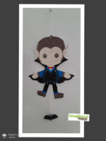 Hampelhalloween "Vampir" - Bastelvorlage – Bild 4