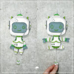 Hampelroboter - Bastelvorlage