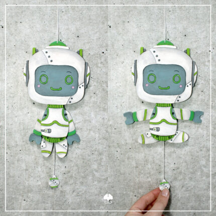 Hampelroboter - Bastelvorlage