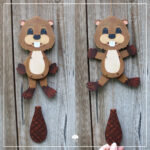 Hampelwald "Biber" - Bastelvorlage