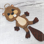 Hampelwald "Biber" - Bastelvorlage – Bild 2