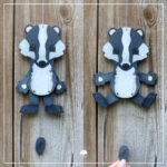 Hampelwald "Dachs" - Bastelvorlage