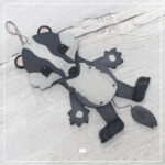 Hampelwald "Dachs" - Bastelvorlage – Bild 2