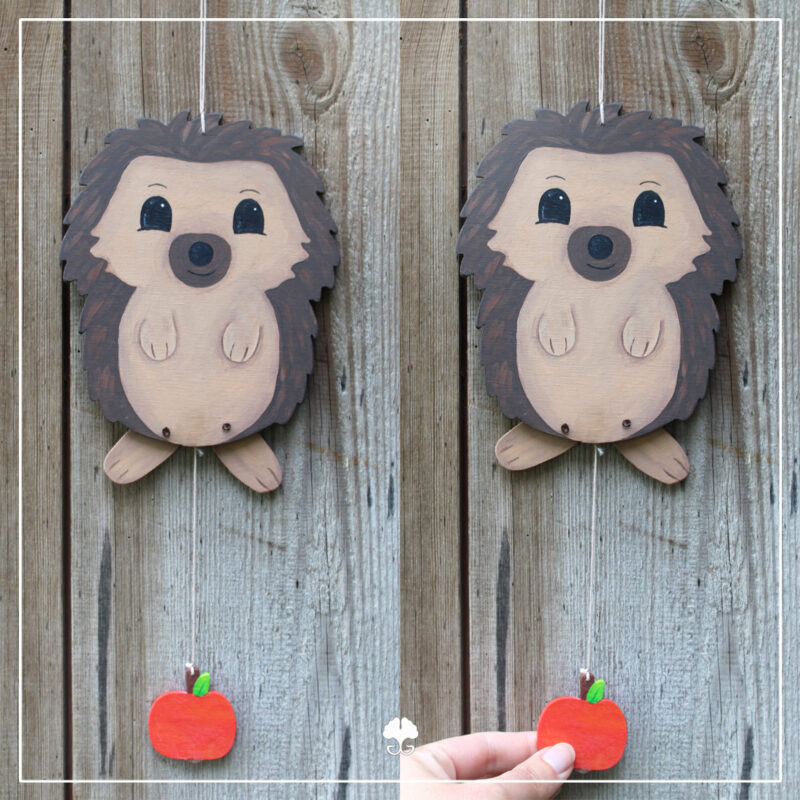 Hampelwald "Igel" - Bastelvorlage