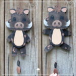 Hampelwald "wildschwein" - Bastelvorlage