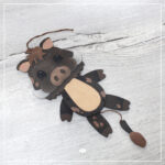 Hampelwald "Wildschwein" - Bastelvorlage – Bild 2