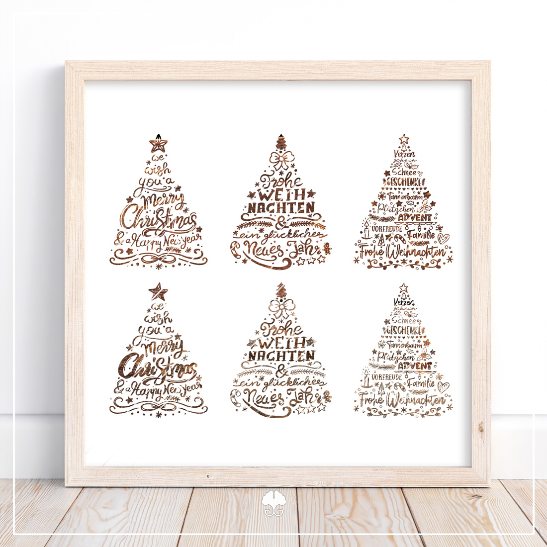 gw_lettering_weihnachtsbaeume_1.jpg Lettering "Weihnachtsbäume" - Plotterdatei – Bild 1