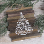 Lettering "Weihnachtsbäume" - Plotterdatei – Bild 4