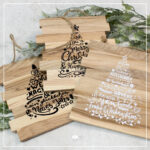 Lettering "Weihnachtsbäume" - Plotterdatei – Bild 2