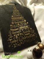 Lettering "Weihnachtsbäume" - Plotterdatei – Bild 15